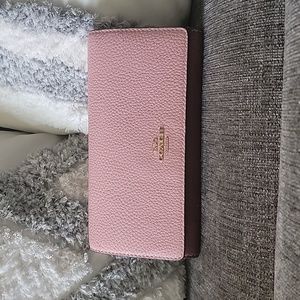 Pink Coach Wallet